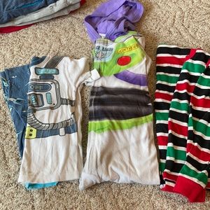 Boys pj lot size small, 7, and 8
